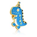 Pins, Pin mit Dinosaurier-Design, Zinklegierung