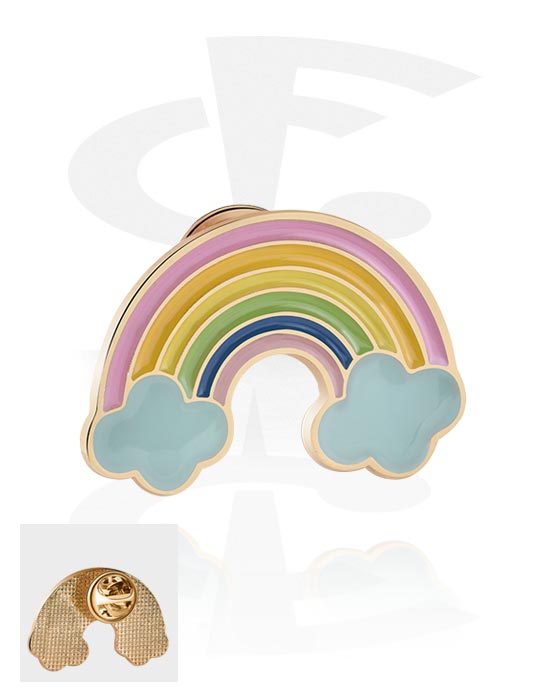 Pins, Pin with rainbow design, Alloy Steel