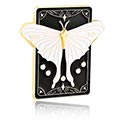 Pins, Pin mit Schmetterling-Design, Plattiertes Messing