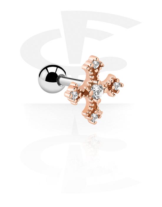 Piercing Dermico In Acciaio Chirurgico 316L Con Trifoglio - Per Orecchio, Labbro E Corpo - Foto 6