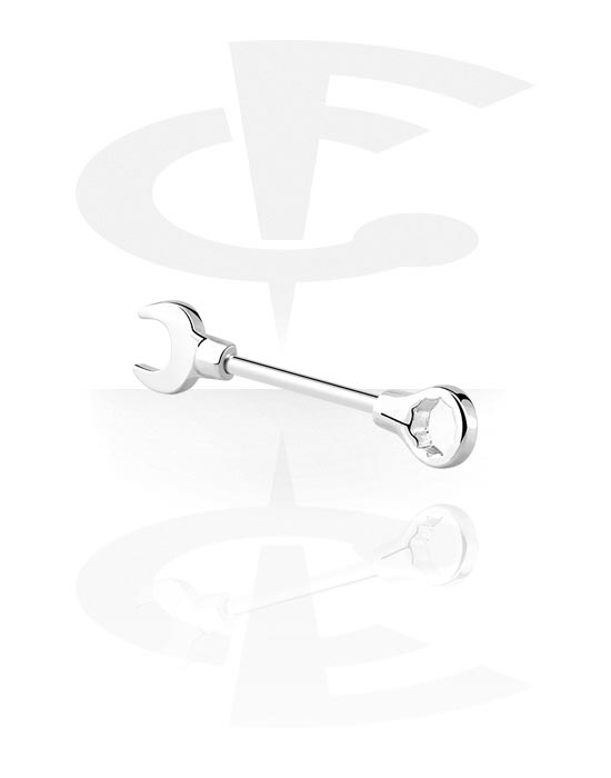 Nipple Piercings, Nipple Barbell, Surgical Steel 316L, Plated Brass