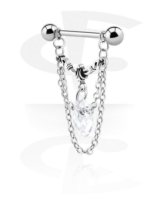 Nipple Barbell (Surgical Steel 316L/Plated Brass) The World's No.1