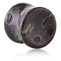 Alagutak és dugók, Double flared plug (stone) val vel concave front, Kő