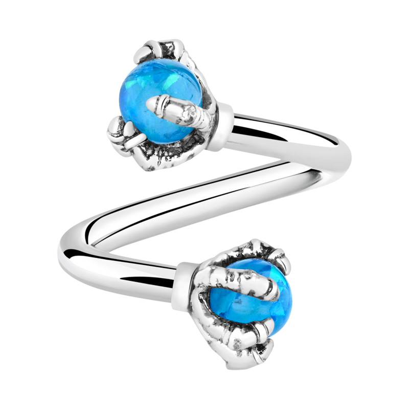 Spirale avec accessoire Acier chirurgical 316L / Laiton plaqué Spirales