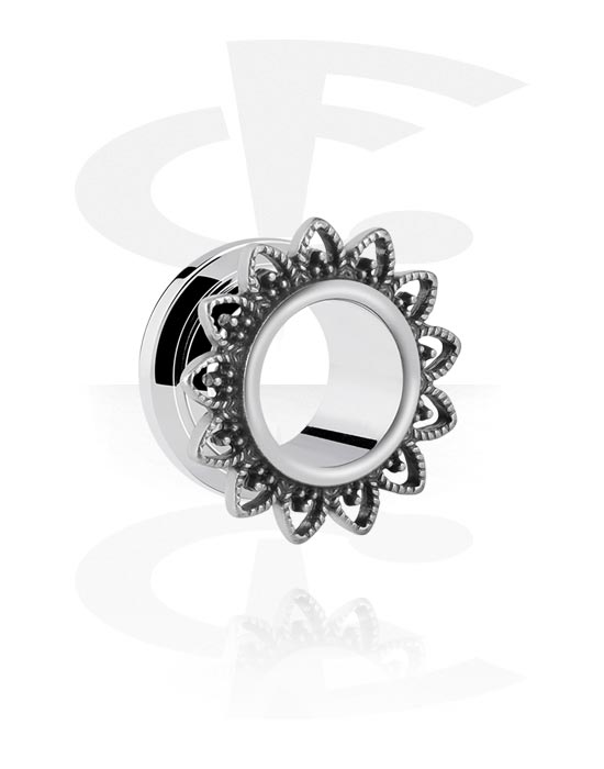BROSWAY Orecchini con fiori Acciaio 316L, pvd oro e cristalli Swarovski