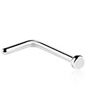 Piercings nez & Septums, Piercing nez en L (acier chirurgical, argent, finition brillante), Acier chirurgical 316L
