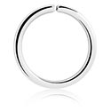 Continuous ring (surgical steel, silver, shiny finish)