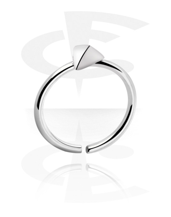 Piercing Ringe, Continuous Ring (Chirurgenstahl, silber, glänzend), Chirurgenstahl 316L