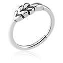 Anneaux, Anneau continu (acier chirurgical, argent, finition brillante), Acier chirurgical 316L