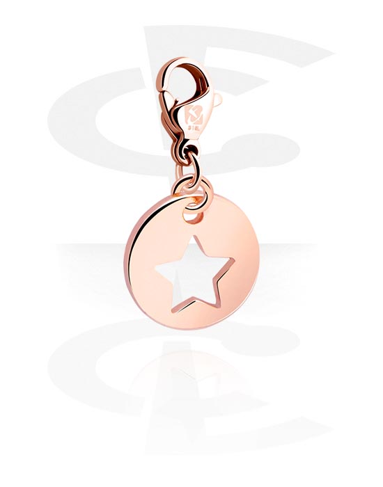 Charms, Charm for Charm Bracelets, Rosegold Plated Brass