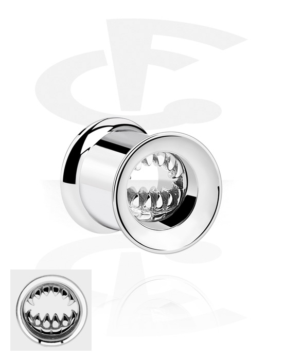 Tunnels & Plugs, Double Flared Tunnel, Surgical Steel 316L
