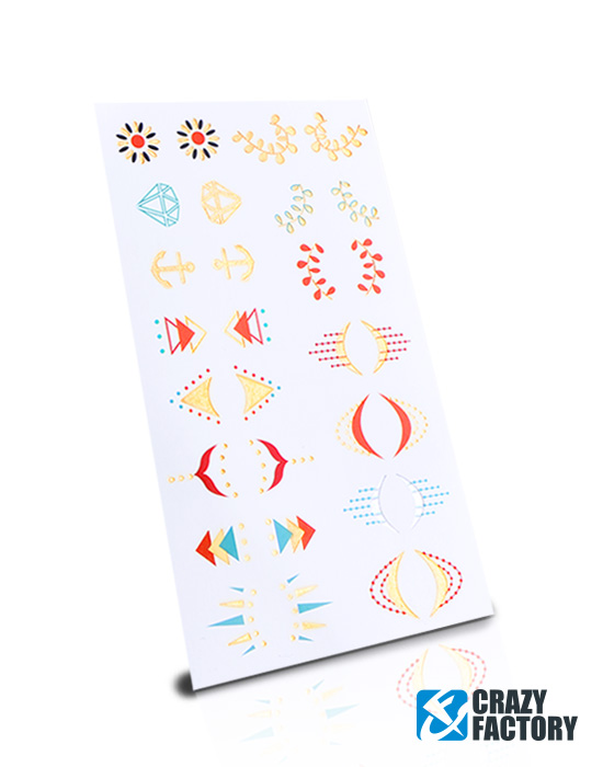 Temporary Tattoos, Neon-Tattoo, Water Transfer Paper, Ink