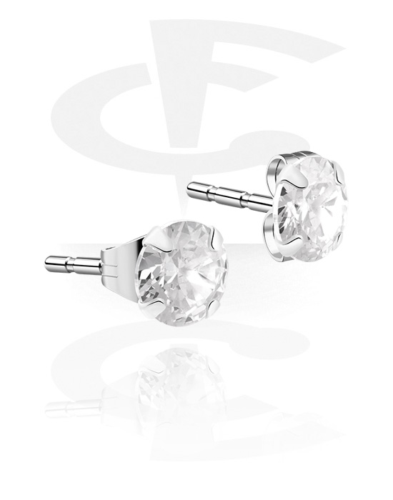 Earrings, Studs & Shields, Ear Studs, 925 Sterling Silver