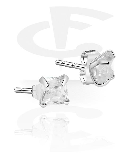 Earrings, Studs & Shields, Ear Studs, 925 Sterling Silver
