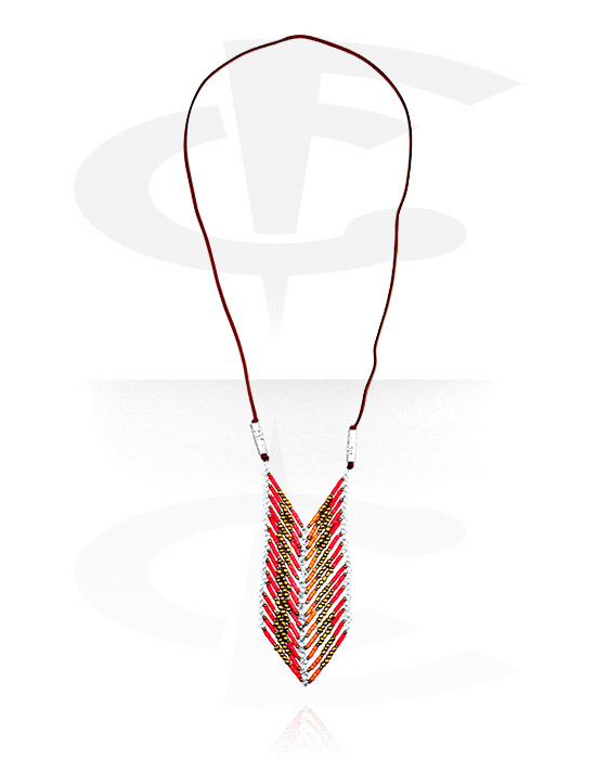 Necklaces, Fashion Necklace, Imitation Leather, Seed Beads