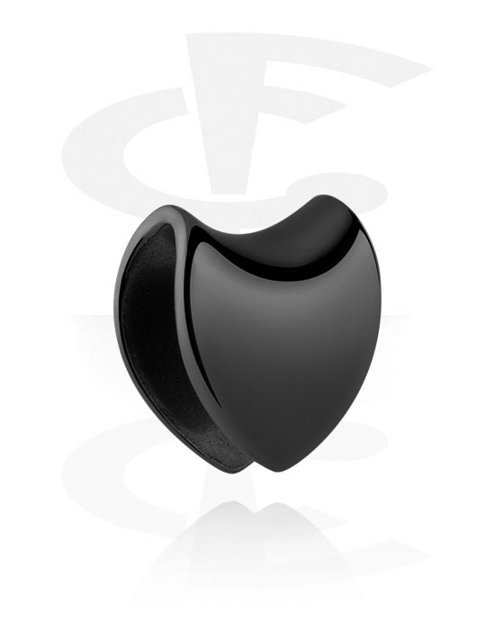 Fül súlyok & akasztók, Ear weight (stainless steel, black, shiny finish)