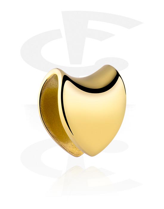 Ear weights & Hangers, Ear weight (stainless steel, gold, shiny finish), Gold Plated Stainless Steel 316L