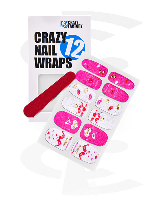 Nail Stickers, Nagelsticker, Transfer paper, Ink