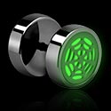 Faux piercings, Glow in the Dark Faux plug