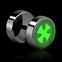 Faux piercings, Glow in the Dark Faux plug