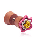 Faux piercings, Faux plug, Bois, Acier chirurgical 316L