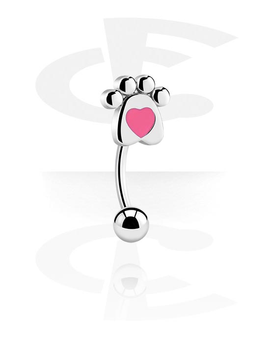 Star Piercing Borchia Da Naso Curva Placcata Oro Con - Foto 3