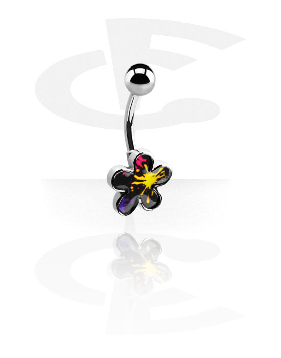 Curved Barbells, Fashion Banana with different Patterns, Chirurgisch Staal 316L