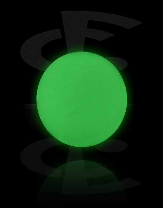Bolas, barras & mais, Bola "Glow in the dark" para barras com rosca (acrílico, várias cores), Bioflex