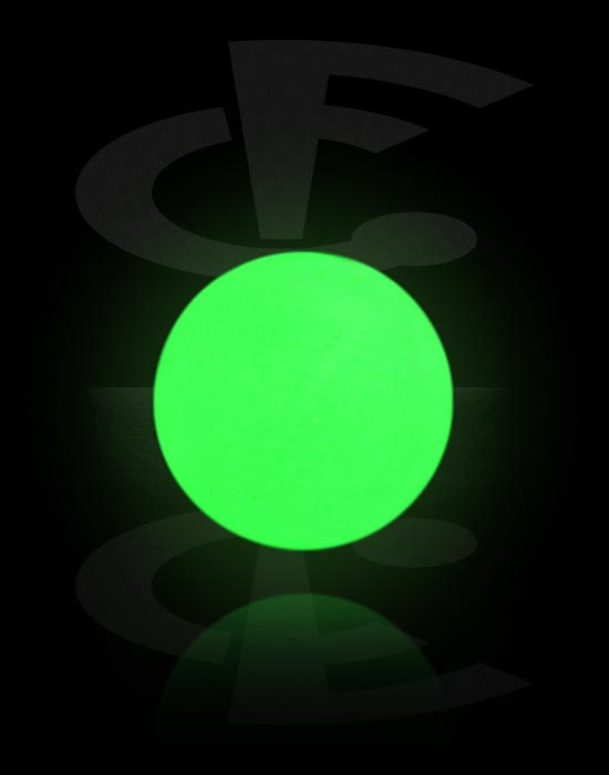 Balls, Pins & More, Glow in the Dark Push Fit Ball, Bioflex