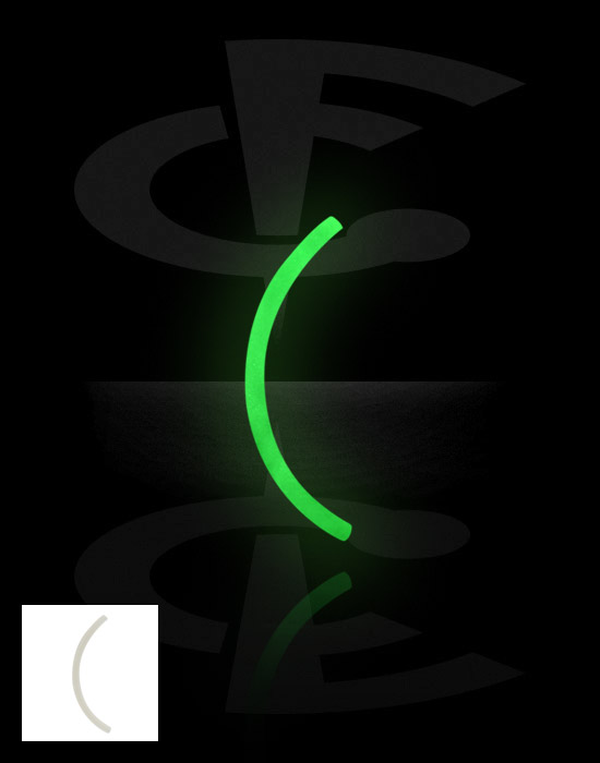 Kuler og staver ++, Glow in the Dark Banana Pin, Bioflex