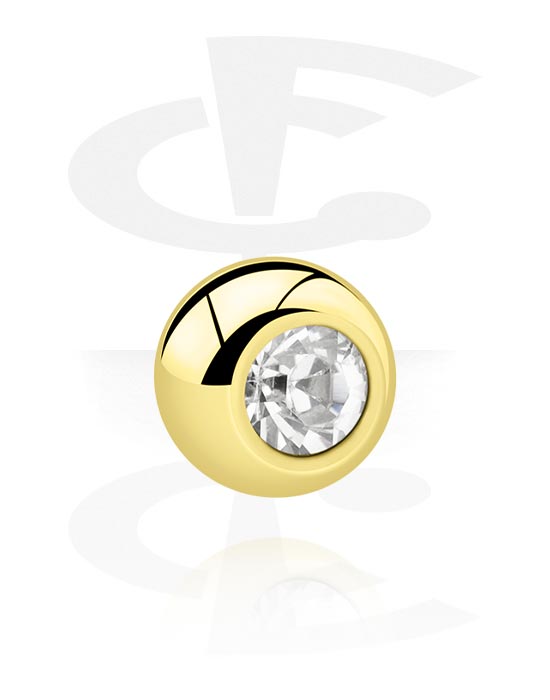 Orecchini A Pallina In Acciaio Con Brillantini Colorati – Made In Italy – 5 O 10 Mm – Scegli Il Tuo Colore - 4