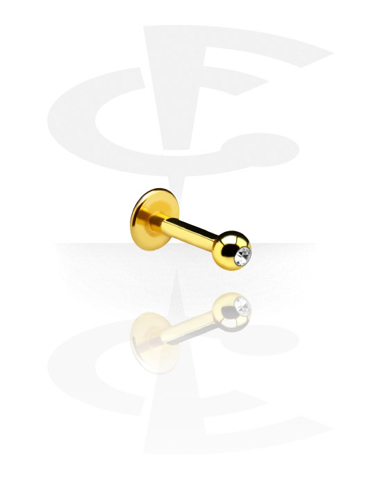 Labrets, Labret, Gold Plated Surgical Steel 316L