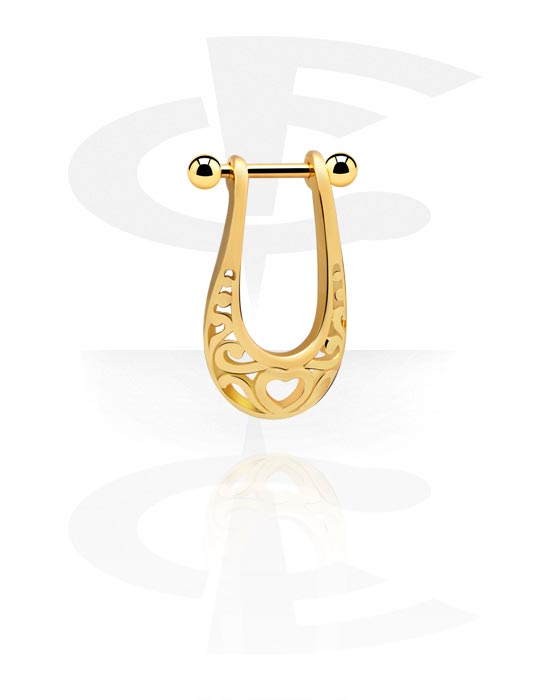 Helix & Tragus, Helix Piercing, Gold Plated