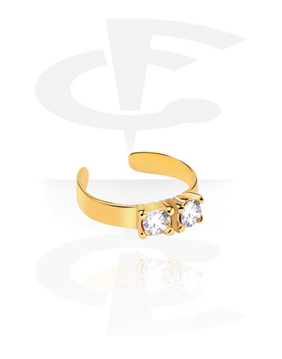 Falešné piercingové šperky, Ear Cuff, Gold-Plated