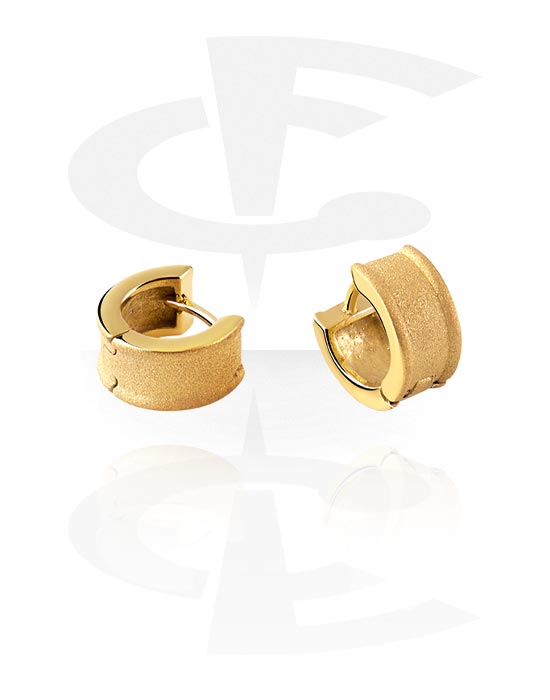 Earrings, Studs & Shields, Earrings, Gold Plated Surgical Steel 316L