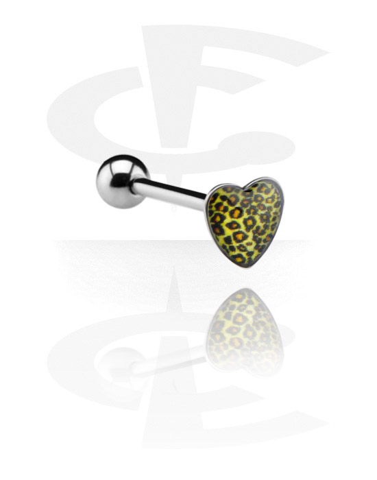 Barbellit, Heart Picture Barbell, Surgical Steel 316L