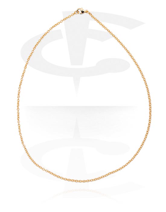 Ogrlice, Modna ogrlica, Pozlaćeni kirurški čelik 316L