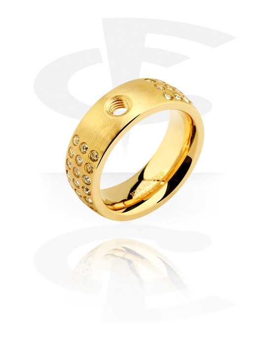 X-Changers, Ring for X-Changer, Gold Plated Surgical Steel 316L