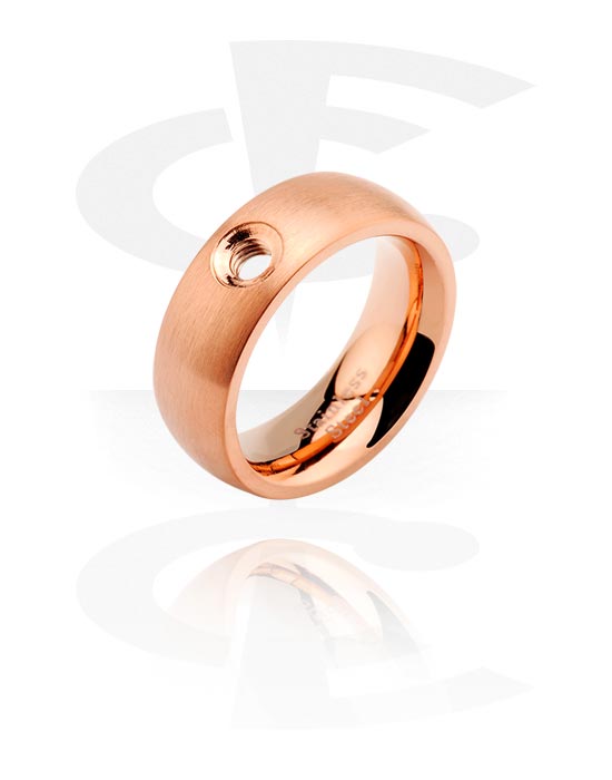 X-Changers, Ring for X-Changer, Rosegold Plated Surgical Steel 316L