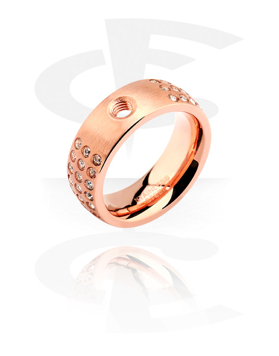 X-Changers, Ring for X-Changer, Rose Gold Plated Surgical Steel 316L