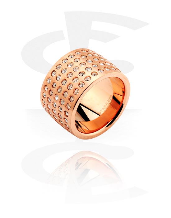 Rings, Ring, Surgical Steel 316L, Rosegold