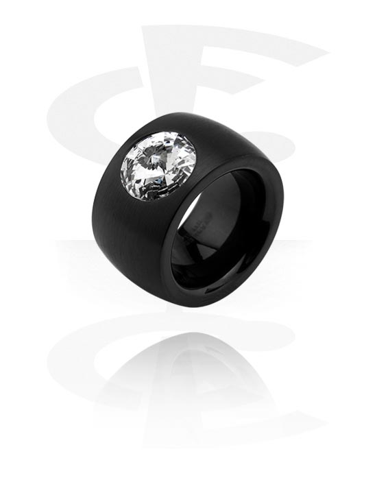 Ringe, Black Ring, Surgical Steel 316L
