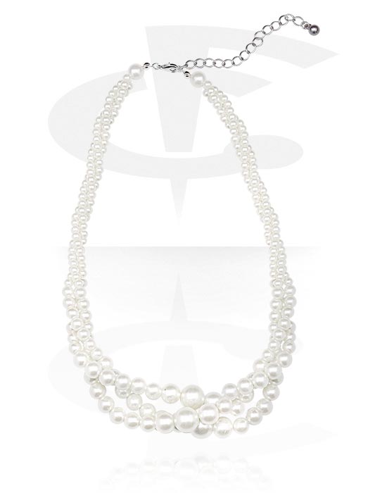 Halskjeder, Necklace, Synthetic Pearl