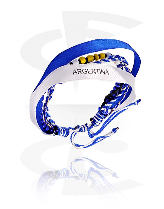 Armbanden, Armband "Argentinië", Nylon