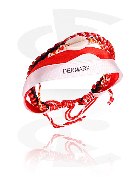 Armbånd, Bracelet "Denmark", Nylon