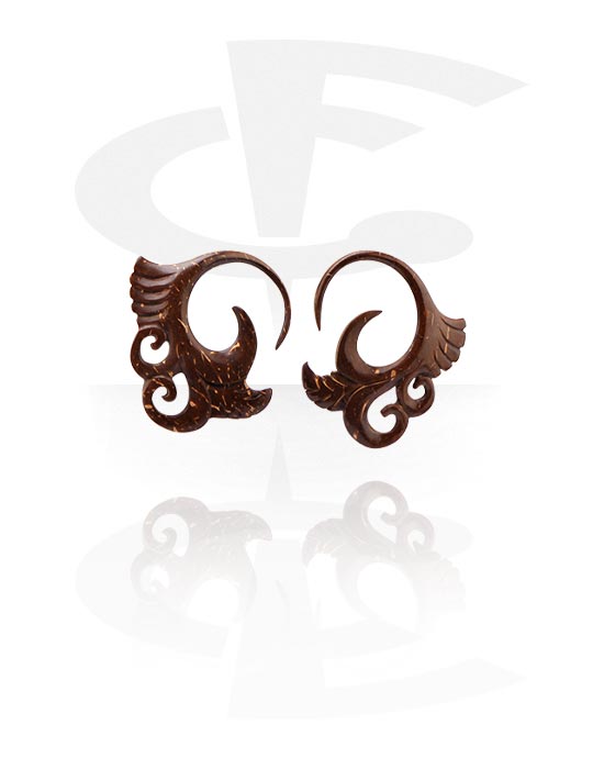 Accessori per dilatare, Claw Earrings, Coco Shell