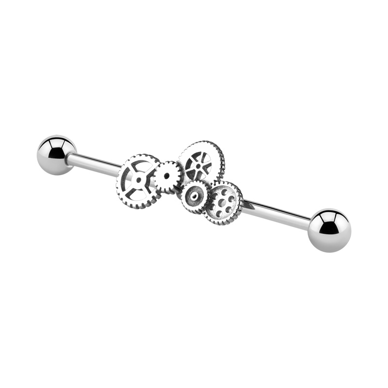 Barbell industriel Acier chirurgical 316L Barres