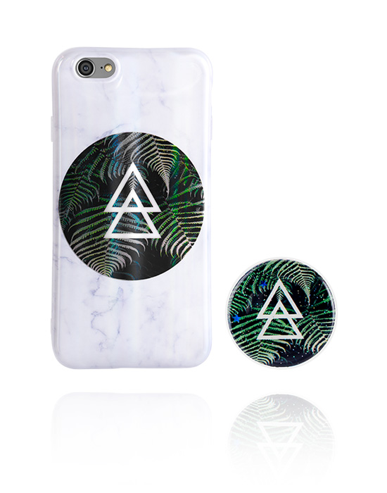Phone cases, Mobile Case with geometric design and Phone Holder, Thermoplastic