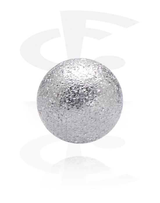 Kulor, stavar & mer, Ball for threaded pins (surgical steel, silver, shiny finish), Kirurgiskt stål 316L