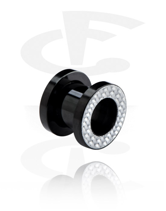 Tunneler & plugger, Black Tunnel, Surgical Steel 316L